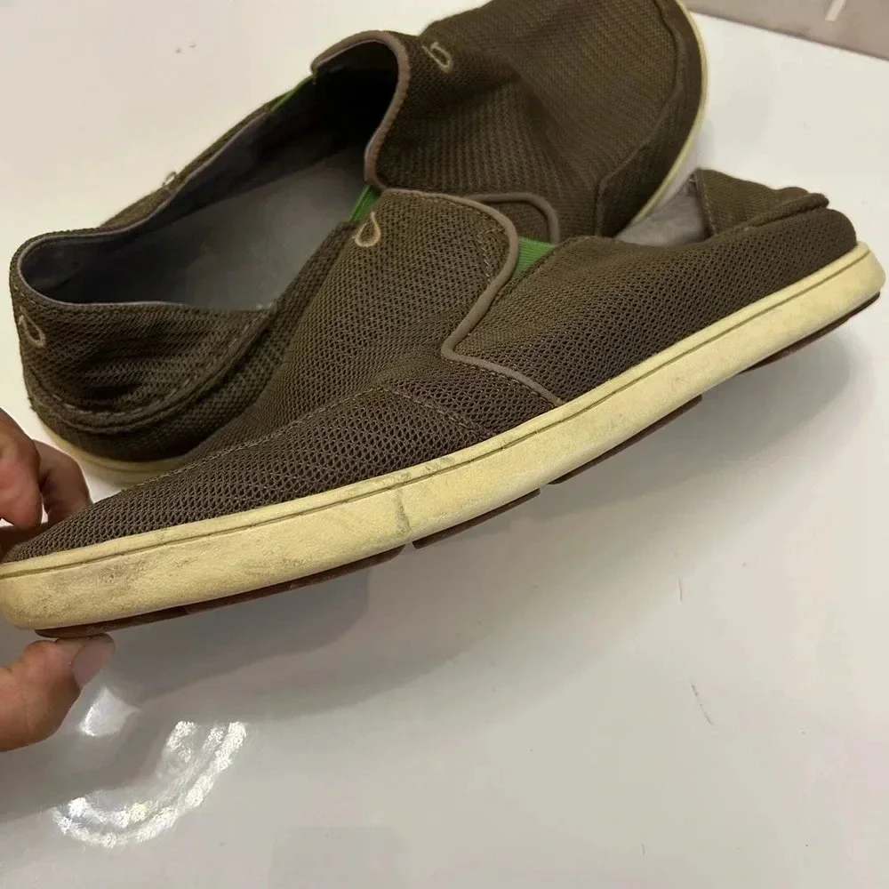 ! Oluaki Nohea Mesh Slip On Mens Sz 9.5